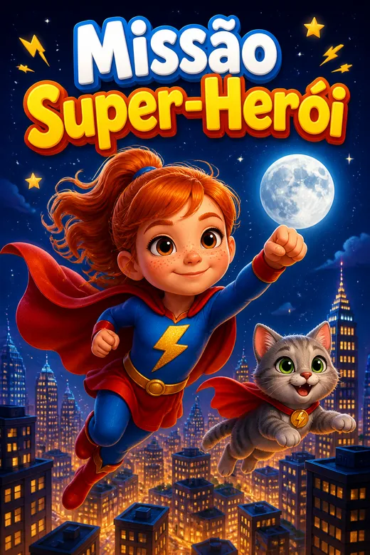 Capa do tema Missão Super-Herói